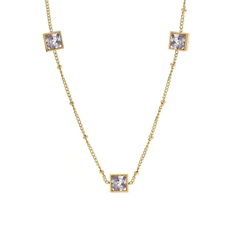 gold stud gold chain bracelet