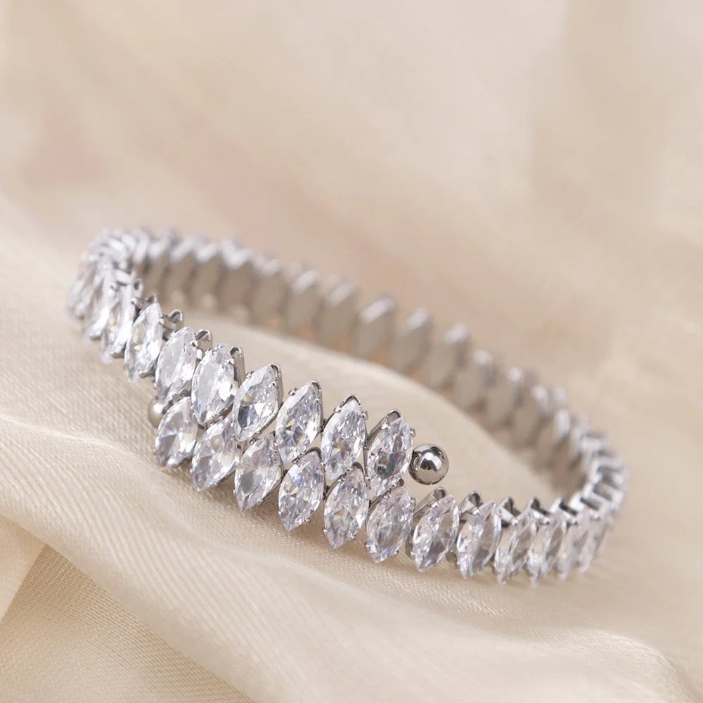 Cubic Zirconia diamond bracelet