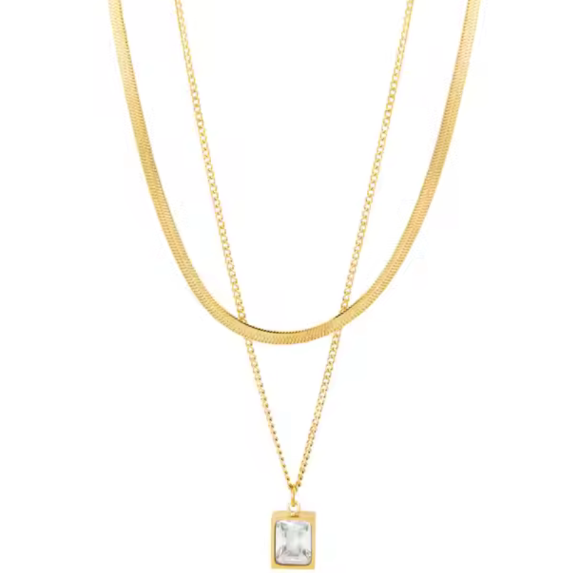 Lucy Layered Necklace - Gold Necklace