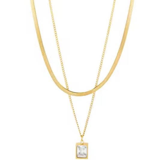 Lucy Layered Necklace - Gold Necklace